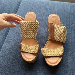Crown Vintage Tan Woven Sandals